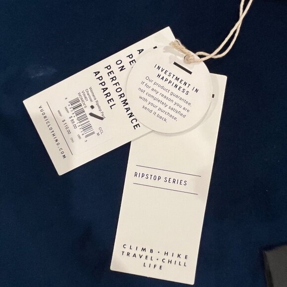 Women's Vuori Ripstop Pant - Charcoal - Size M - NWT - Picture 7 of 7